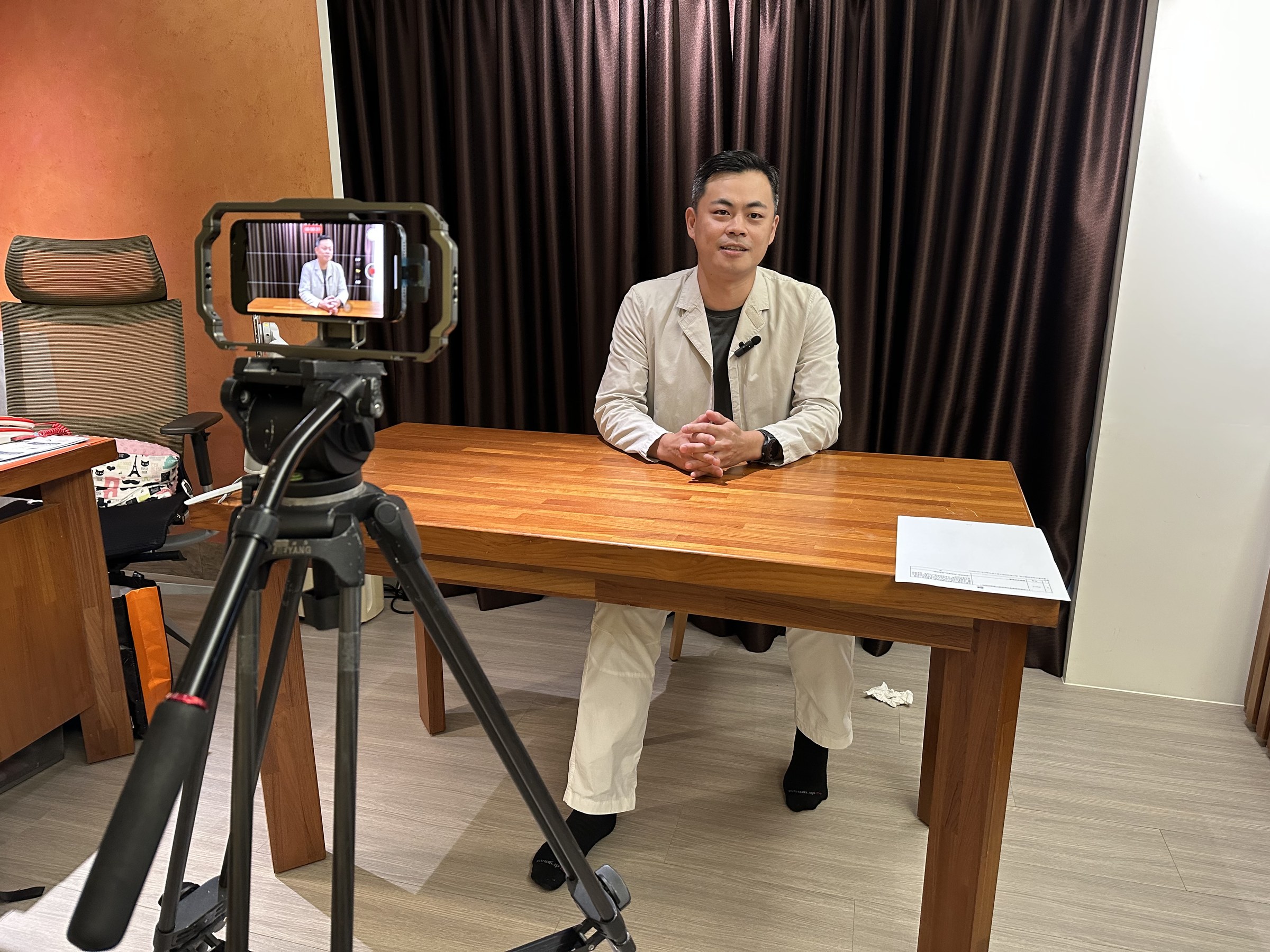 《故事轉運站》企業家專訪現場